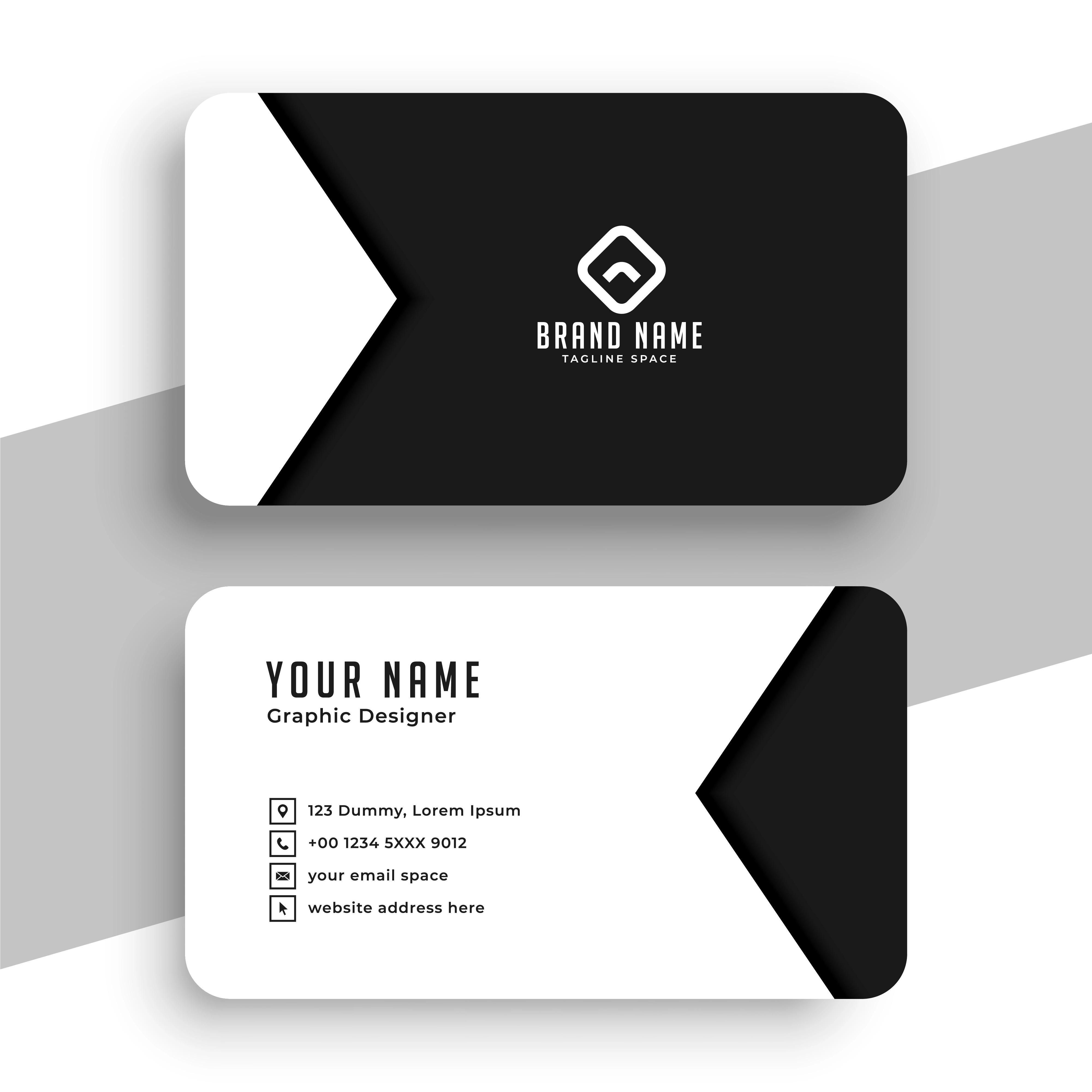 Black White Corporate 